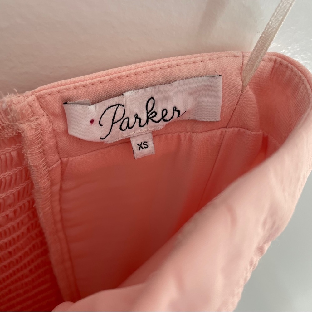 Parker Lily Strapless Mini Dress Blush Pink XS - Picture 4 of 11